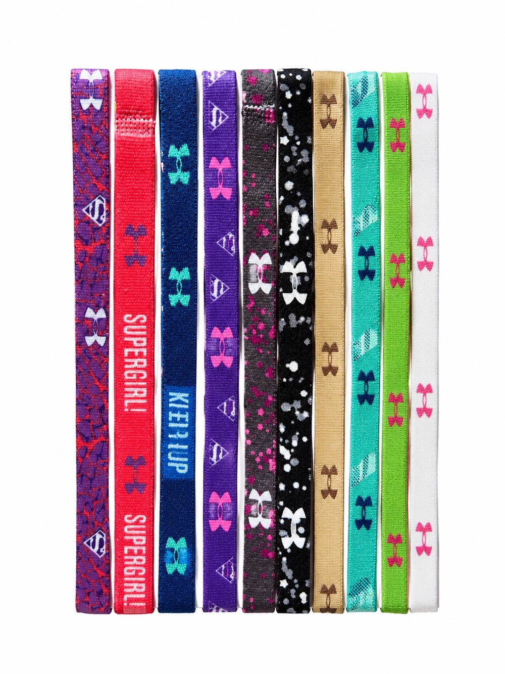 Lot of Around 10 Genuine Under Armour Elastic Headbands